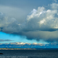 Buy canvas prints of Cloud formation over Whitsand Bay, Looe, Cornwall by Gordon Maclaren