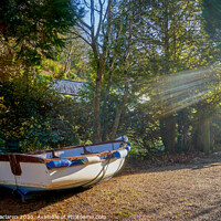 Buy canvas prints of Boat in the Sunshine, Helford, Cornwall by Gordon Maclaren