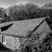 Buy canvas prints of Cornish Cottage Helford by Gordon Maclaren