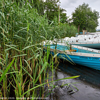 Buy canvas prints of Boats in the rain by Gordon Maclaren