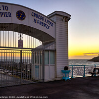Buy canvas prints of Welcome to Mumbles Pier by Gordon Maclaren