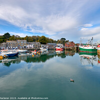 Buy canvas prints of Padstow Harbour Cornwall by Gordon Maclaren
