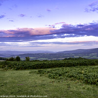 Buy canvas prints of Sunset over Brecon by Gordon Maclaren