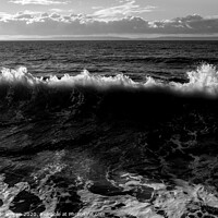 Buy canvas prints of Wave in Black and White by Gordon Maclaren