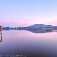 Buy canvas prints of Beautiful Sunset Llangorse Lake  by Gordon Maclaren