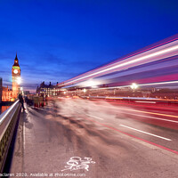 Buy canvas prints of Slow Shutter Speed Photograph of Big Ben by Gordon Maclaren