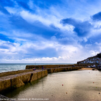 Buy canvas prints of Mousehole Harbour, Cornwall by Gordon Maclaren
