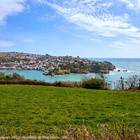 Buy canvas prints of Polruan on the banks of the River Fowey by Gordon Maclaren