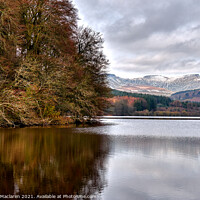 Buy canvas prints of Pontsticill Reservoir and Pen y Fan in the Brecon Beacons by Gordon Maclaren