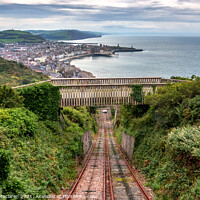 Buy canvas prints of The town of Aberystwyth and Cardigan Bay by Gordon Maclaren