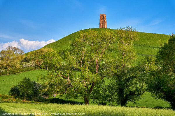 Walk up to Glastonbury Tor for the Summer Solstice Picture Board by Gordon Maclaren