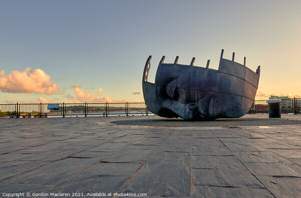 The Merchant Seaman Memorial in Cardiff Bay Picture Board by Gordon Maclaren