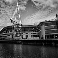 Buy canvas prints of The Millennium Stadium, Cardiff by Gordon Maclaren
