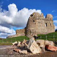 Buy canvas prints of Ogmore Castle Bridgend South Wales by Gordon Maclaren