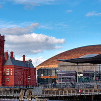 Buy canvas prints of Cardiff Bay Architecture by Gordon Maclaren
