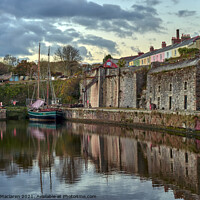 Buy canvas prints of Tall Ships in Charlestown Harbour, Cornwall by Gordon Maclaren