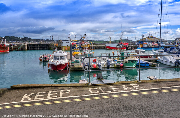 Padstow Harbour, Cornwall. Picture Board by Gordon Maclaren