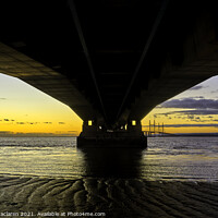 Buy canvas prints of Severn Bridge Sunset by Gordon Maclaren