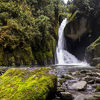 Buy canvas prints of Costa Rica Waterfall by Marco Diaz