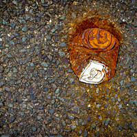 Buy canvas prints of A discarded soda can by Christina Hemsley