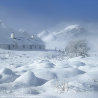 Buy canvas prints of Winter Wonderland at Blackrock Cottage by Barbara Jones