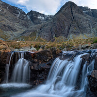 Buy canvas prints of Fairy Pools Waterfalls Isle of Skye  by Barbara Jones