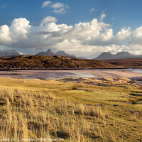 Buy canvas prints of Inverpolly Hills from Achnahaird, Coigach Scotland by Barbara Jones