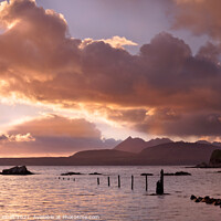 Buy canvas prints of Tokavaig, Cuillin Sunset Isle of Skye Scotland. by Barbara Jones