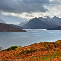 Buy canvas prints of Cuillins of Skye from North Fearns Raasay Scotland by Barbara Jones