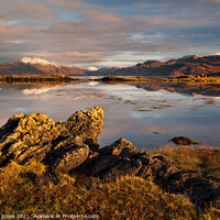 Buy canvas prints of Beinn Sgritheall and Knoydart from Camuscross Skye by Barbara Jones