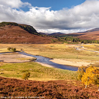 Buy canvas prints of Linn of Dee in Autumn Cairngorms NP Scotland. by Barbara Jones