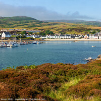 Buy canvas prints of Port Ellen Sunny Summer Evening Islay Scotland by Barbara Jones