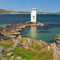 Buy canvas prints of Port Ellen Carraig Fhada Summer Sun Islay Scotland by Barbara Jones