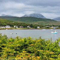 Buy canvas prints of Isle of Jura, Craighouse from the Pier Scotland by Barbara Jones