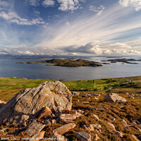 Buy canvas prints of Summer Isles from Hill of the Fairies Scotland by Barbara Jones