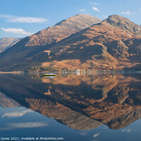 Buy canvas prints of Loch Duich Reflections Kintail Scotland by Barbara Jones