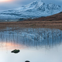 Buy canvas prints of Blaven Loch Cill Chriosd The Gloaming Isle of Skye by Barbara Jones