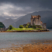 Buy canvas prints of Eilean Donan Castle in Spring Loch Duich Scotland by Barbara Jones