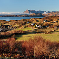 Buy canvas prints of Tarskavaig in Winter Light, Isle of Skye. by Barbara Jones