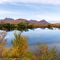 Buy canvas prints of Inverpolly Hills in Autumn Assynt Scotland by Barbara Jones