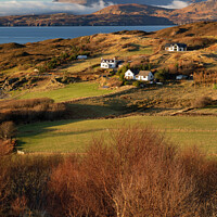 Buy canvas prints of Tarskavaig Winter Sun Isle of Skye Scotland by Barbara Jones