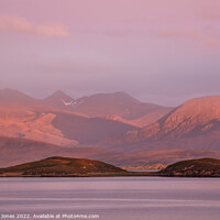Buy canvas prints of NC500, Sunset Light on An Teallach Scotland. by Barbara Jones