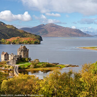 Buy canvas prints of Eilean Donan Castle and Isle of Skye, Scotland. by Barbara Jones