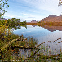 Buy canvas prints of Stac Pollaidh in Autumn, NC500,  Scotland.  by Barbara Jones