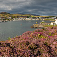 Buy canvas prints of Port Ellen in Late Summer  Islay Scotland by Barbara Jones