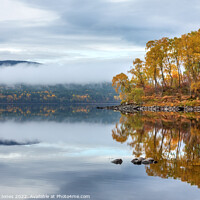 Buy canvas prints of Ethereal Tranquility of Loch Rannoch by Barbara Jones