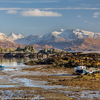 Buy canvas prints of Isle of Skye Sound of Sleat Knoydart View Scotland by Barbara Jones