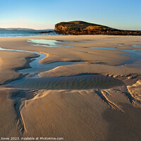 Buy canvas prints of Oldshoremore Beach Sand and Sun NC500 Scotland. by Barbara Jones
