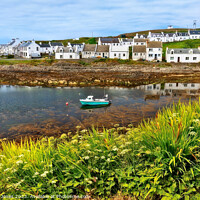 Buy canvas prints of Portnahaven in Summer Islay Scotland by Barbara Jones