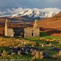 Buy canvas prints of Kilchrist Ruin,  Winter Sunshine Isle of Skye   by Barbara Jones